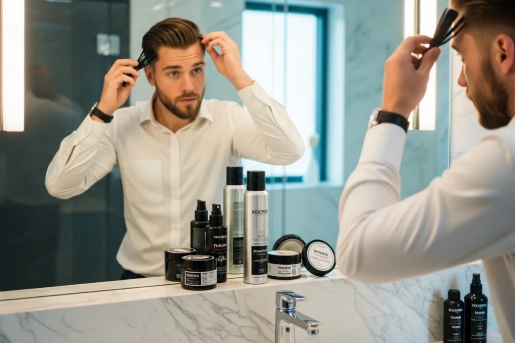 produit pour cheveux homme