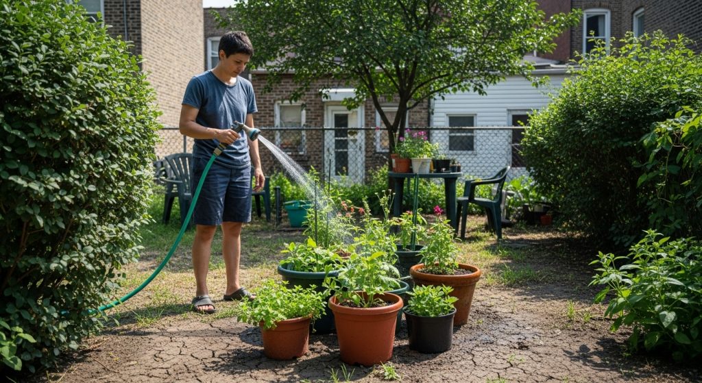 Comment protéger vos plantes de la canicule en juillet avec un arrosage économe et efficace